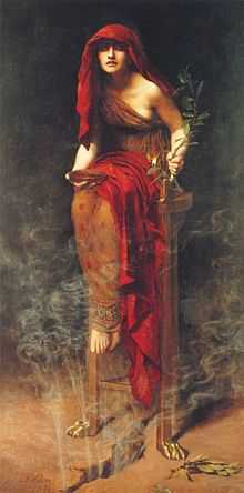 约翰·柯立叶（John Collier）画作－德尔菲女祭司（1891）