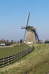 Windmill in Lisse.