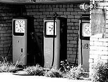 苏联1950年代的加油站