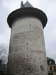 13世纪的城楼，位于法国鲁昂的圣女贞德之塔