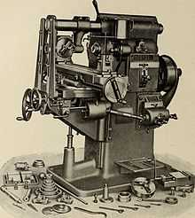 1913年纯机械铣床