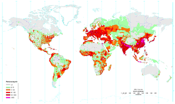 世界人口稠密区图片