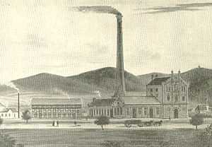 1860年时，德国伊尔默瑙的一家工厂